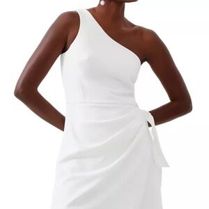 White one shoulder dress